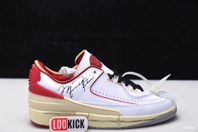 Rep TBK SP Retro Off-White DJ4375-106 Jordan Red White 2 Low 0706